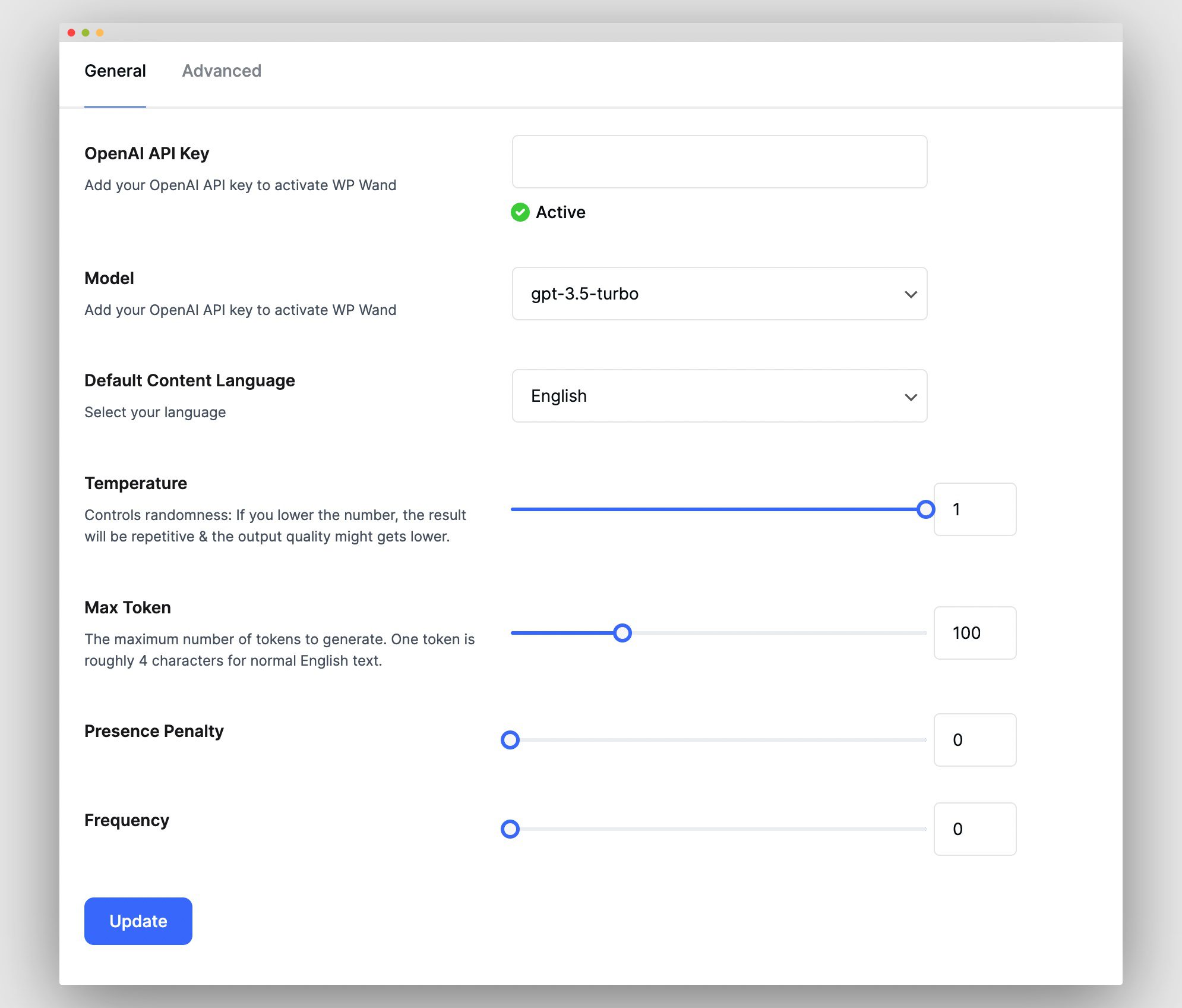 Intro to Settings - WP Wand